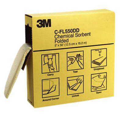 3M High-Capacity Folded Chemical Sorbents, Absorbs 1.5 gal, 7000002024