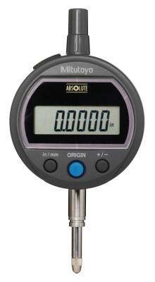 Mitutoyo Digital Indicators ID-S Solar, 0.5 in; M2.5 x 0.45 Thread, Flat Back, 543-506B