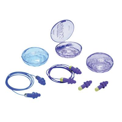 Moldex Rockets Reusable Earplugs, TPE, Purple, Cloth Cord, 6420