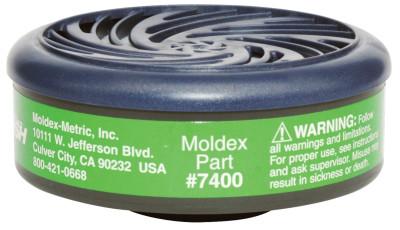 Moldex 7000 & 9000 Series Gas/Vapor Cartridges, Ammonia/Methylamine, 7400