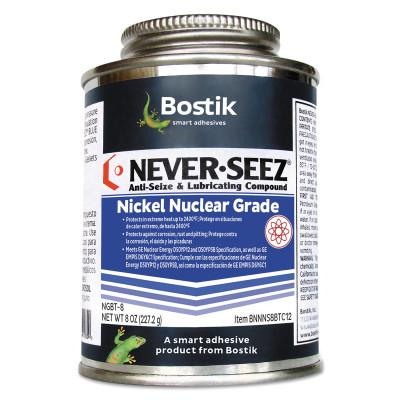 Never-Seez Nickel Nuclear Grade Compounds, 8 oz Brush Top Can, 30602948
