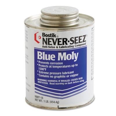 Never-Seez Blue Moly Compounds, 16 oz Brush Top Can, 30801134