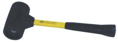 Nupla® Impax Soft Face Dead Blow Hammers, 2 lb Head, 2 in Dia., Yellow, 03-360