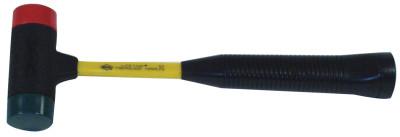 Nupla?? SPSƒ?› Composite Soft Face Hammers with Striking Tips, 2 lb Head, 2 in dia, Yellow, 09-503