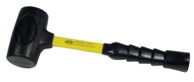 Nupla® Power Drive Dead Blow Hammers, 4 lb Head, 15-1/2 in Handle, Yellow, 10-045