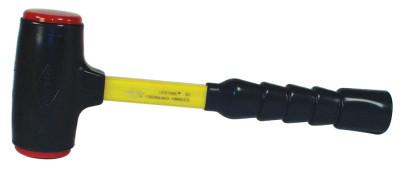 Nupla® Extreme Power Drive Dead-Blow Hammers, 3 lb Head, 14 1/2 in Handle, Yellow, 10-063