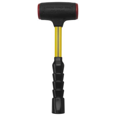 Nupla® Extreme Power Drive Dead-Blow Hammers, 4 lb Head, 15 1/2 in Handle, Yellow, 10-064