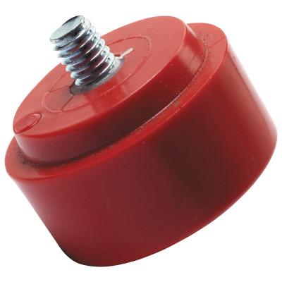 Nupla?? NUPLAFLEX Soft Face Hammer Striking Tips, 2 in, Red, Medium, 15-203