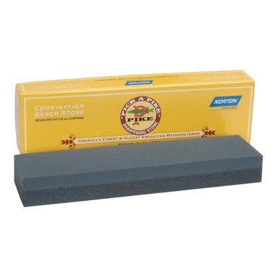 Saint-Gobain Combination Grit Abrasive Sharpening Benchstones, 8 x 2 x 1, Coarse, Crystolon, 61463685455