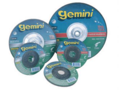 Saint-Gobain Type 28 Gemini Saucer Depressed Center Grinding Wheel, 9 in Dia x 1/4 in Thick, 7/8 in Arbor, 66253049081