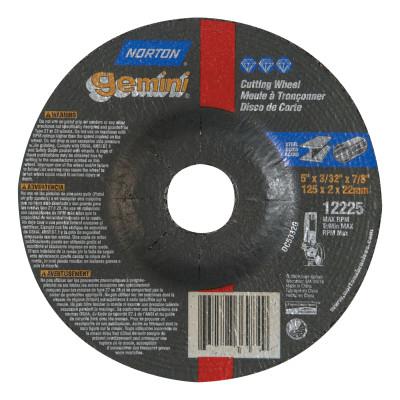Saint-Gobain Gemini RightCut Depressed Center Cut-Off Wheel 5", 66252843587
