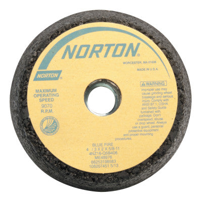 Saint-Gobain BlueFire Snagging Cup Wheel, 6" Dia, 2" Thick, 5/8" Arbor, 16 Grit, 66253198586