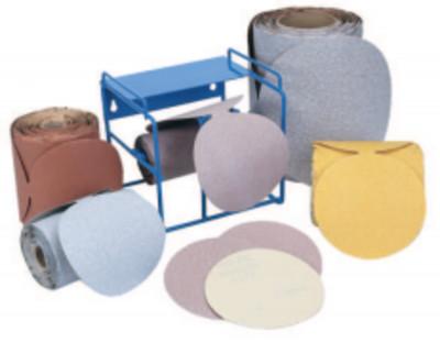 Saint-Gobain Paper Discs, Aluminum Oxide, 6 in Dia, 120 Grit, 66261131479