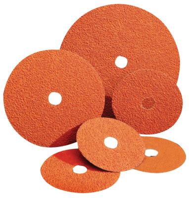 Saint-Gobain Blaze Coated Fiber Discs, Ceramic, 7 in Dia., 80 Grit, 69957398014