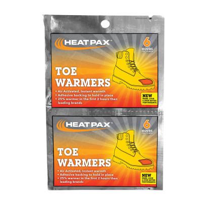 OccuNomix HEAT PAX™ Hand and Foot Warmer, 4.84 in L x 3.78 in W, Iron; Water;Vermiculite; Cellulose; Activated Carbon; Salt, Orange, 1106-10TW