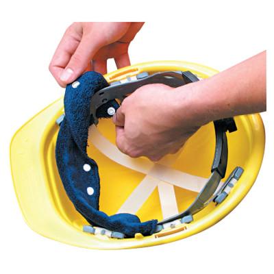 OccuNomix Snap-On Hard Hat Sweatband, Navy, 870B100-01