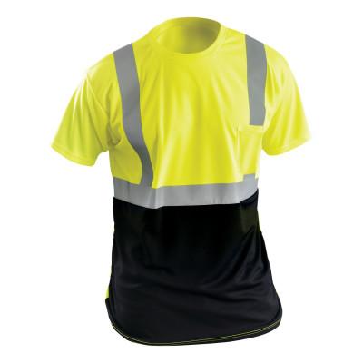 OccuNomix XL T-SHIRT BLACK AND YELLOW, LUX-SSETPBK-YXL