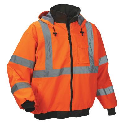 OccuNomix Bomber Jackets, X-Large, Orange, LUX-TJBJ-OXL