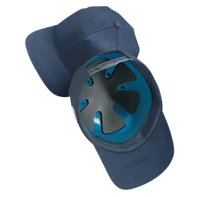 OccuNomix Baseball Style Bump Cap, 6 7/8 to 7 5/8, Navy Blue, v410-b03