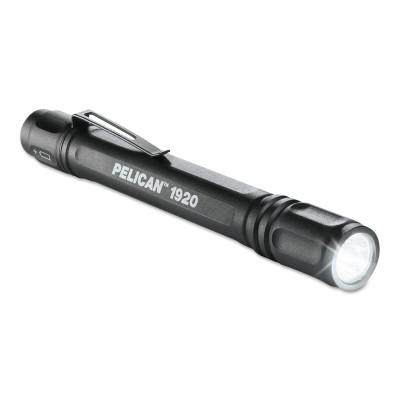 Pelicanƒ?› 1920 LED Flashlight, 2 Batteries, AAA, 224 lm, Black, 019200-0001-110
