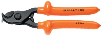 Stanley® Products Insulated Ratchet Cable Cutters, 1 3/4 in Cap., 12 in Long, Center Cut, FA-414.45AVSE