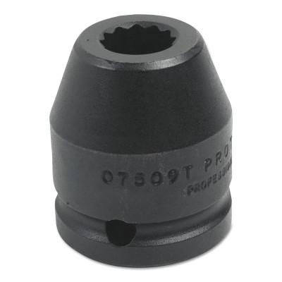 Stanley?? Products ProtoGrip Hi Strength Magnetic Impact Sockets, 3/8 in Dr, 13 mm, 6 Pt, 7213MHF