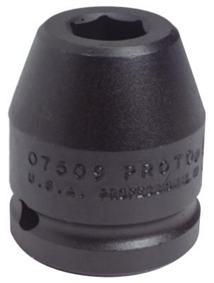 Stanley?? Products Torqueplus Impact Sockets, 3/4 in Drive, 1 1/8 in Opening, 6 Points, 07518