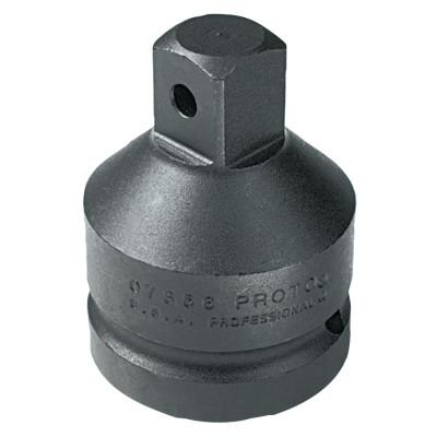 Stanley® Products Impact Socket Adapters, 3/4 in F x 1 in M, 2-1/2 in L, Pin Lock, 07655