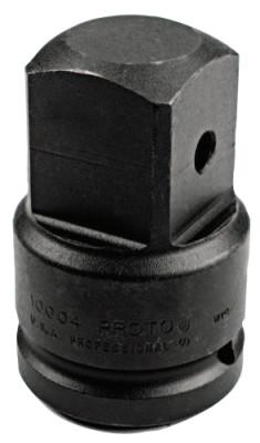 Stanley?? Products Impact Socket Adapters, 1" (female square); 1 1/2" (male square) drive, 3 1/2", 10004