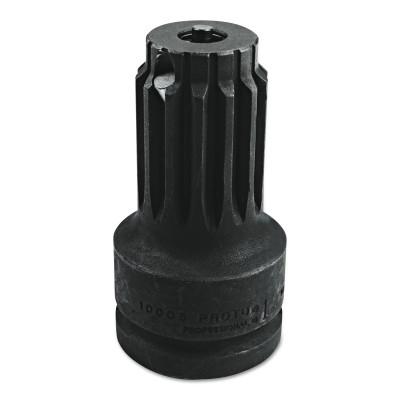 Stanley® Products Male Spline Impact Socket Adapters, 1 in drive, 4 1/2 in, 10005