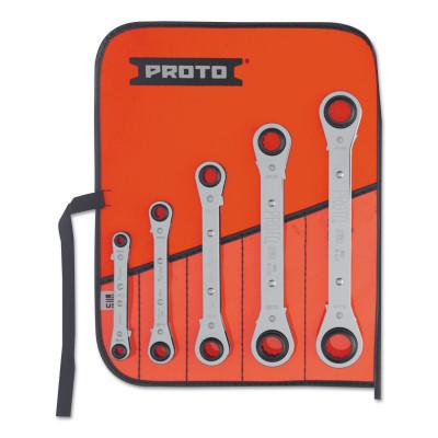 Stanley® Products Reversible Ratcheting Box Wrench Sets, 10 Pc, Imperial, 1180A-TT