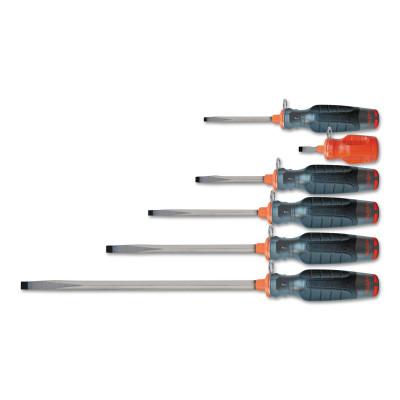 Stanley® Products Duratek Tether-Ready Slotted Screwdriver Sets, 3 1/2 in - 13 in Long, 1206SSF-TT