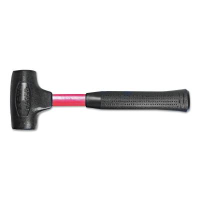 Stanley® Products Dead Blow Hammer, 2 lb Head, 2 in Dia., 12-3/4 in Handle, Black/Red, 1430DB