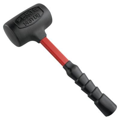 Stanley® Products Dead Blow Hammer, 4 lb Head, 2-7/8 in Dia., 14-3/8 in Handle, Black/Red, 1431DB