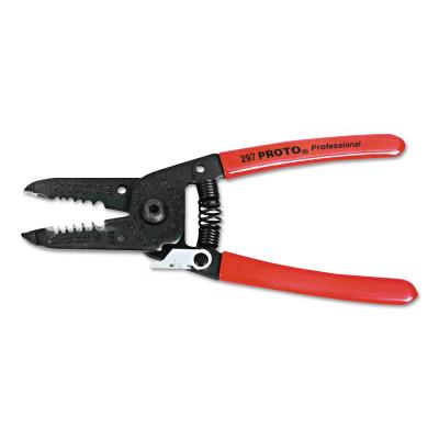 Stanley® Products Wire Stripper/Cutters, 6 1/16 in, 10-20 AWG, Red, 297