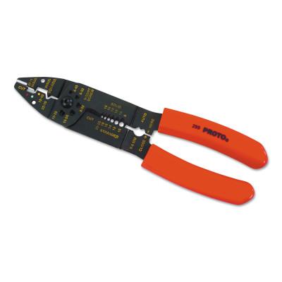Stanley?? Products Wire Stripper/Crimpers, 8 1/2 in, 10-22 AWG, Red, 299