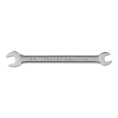 Stanley?? Products Open End Wrenches, 1/4 in; 5/16 in Opening, 4 31/64 in Long, Chrome, 3018