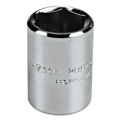 Stanley® Products Torqueplus Metric Sockets 1/4 in, 1/4 in Drive, 11 mm, 6 Points, 4711M