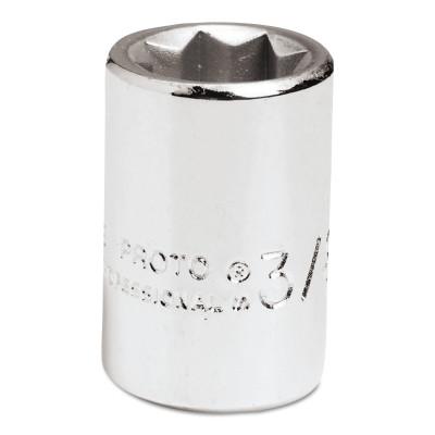 Stanley?? Products Torqueplus Sockets 1/4 in, 1/4 in Drive, 3/8 in, 8 Points, 4712S