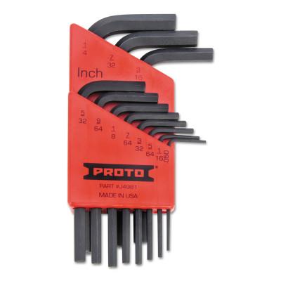 Stanley® Products Hex Key Sets, 11 per holder, Hex Tip, Inch, 4981
