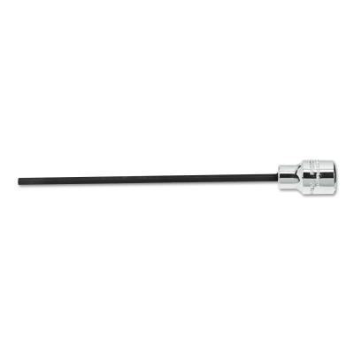Stanley® Products Metric Extra Long Socket Bits, 3/8 in Drive, 4 mm Tip, 4990-4MXL