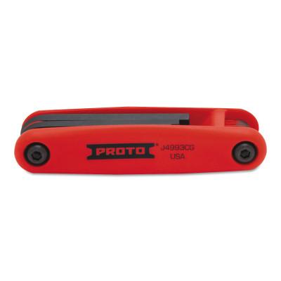 Stanley® Products Folding Hex Key Set, 9 Pieces, Inch, 4993CG