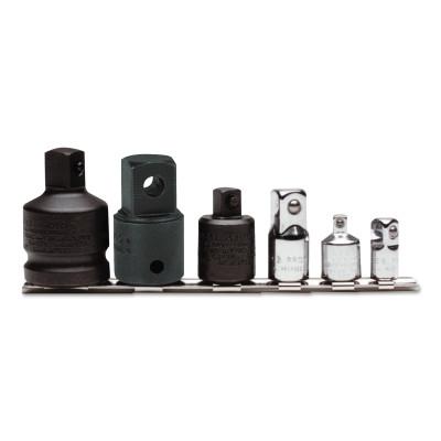 Stanley?? Products 3/8" Drive 6-Piece Male Adapter Set, Alloy Steel, Includes Socket Bar, Clips, 52006