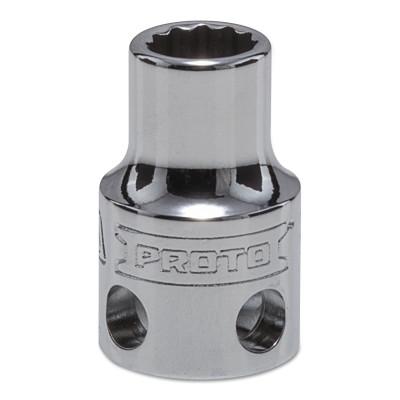 Stanley?? Products Tether-Ready Drive Deep Sockets, 3/8 in Drive, 8 mm, 1 3/32 in L, 12 Points, 5208M-TT