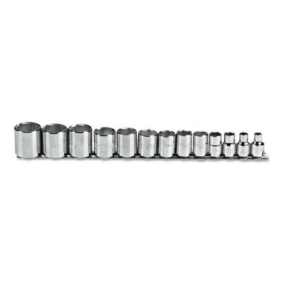 Stanley® Products Torqueplus 13 Piece Socket Sets, 3/8 in, 6 Point, 52126