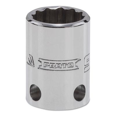 Stanley® Products Tether-Ready Drive Deep Sockets, 3/8 in Drive, 9/16 in, 1 1/8 in L, 12 Points, 5218-TT