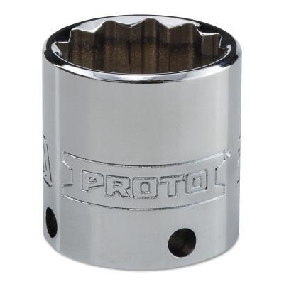 Stanley® Products Tether-Ready Drive Deep Sockets, 3/8 in Drive, 25 mm, 1 3/8 in L, 12 Points, 5225M-TT