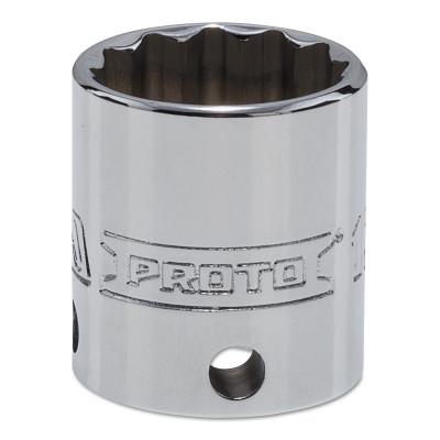 Stanley?? Products Tether-Ready Drive Deep Sockets, 3/8 in Drive, 13/16 in, 1 3/16 in L, 12 Points, 5226-TT