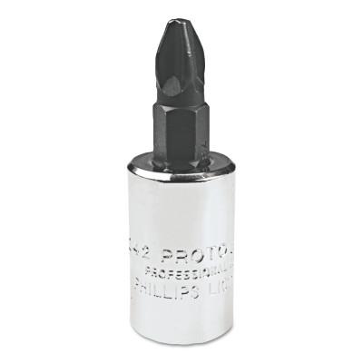 Stanley® Products Phillips Socket Bits, 3/8 in Drive, #3 Tip, 5242