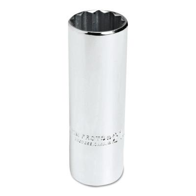 Stanley® Products Torqueplus Metric Deep Sockets 1/2 in, 1/2 in Drive, 22 mm, 12 Points, 5322M